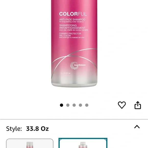 NWT Joico Colorful Anti-Fade Shampoo 1L - Picture 3 of 9